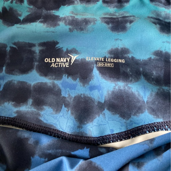 Tie-Dye Blue Leggings - Picture 5 of 7